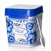 Емкость Флорель 1,2 л (чай ) с ложкой М4824