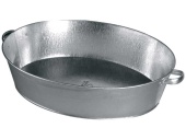 Таз оцинкованый 27л овальный