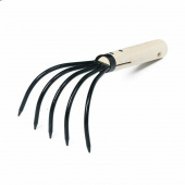 Картинка анонса товара «2710312 рыхлитель 5зуб ручка дерев/35618/»