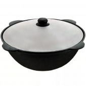 Казан чугунный 22л с/к /Узбекистан/