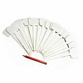 Картинка анонса товара «123786 таблички садовые/25шт+карандаш/листок»