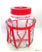 Банка стеклянная 5л гидрозатвор