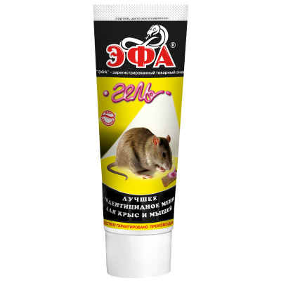 Детальная картинка товара «854244 гель от грызунов эфа 75мл»