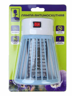Детальная картинка товара «159-017 лампа антимоскитная электрич.220v 11,8*8,5*6,5см»