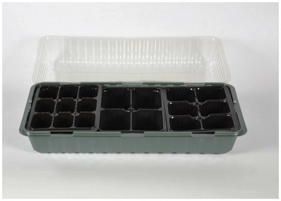 Детальная картинка товара «1333166 мини-парник д/рассады/на подоконник/3 места»