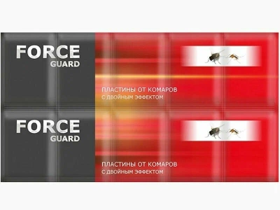 Детальная картинка товара «пластины от комаров 10шт force guard двойной эффект» Детальная картинка товара «пластины от комаров 10шт force guard двойной эффект»