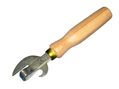 Нож консервный дер. лак ручка 1256