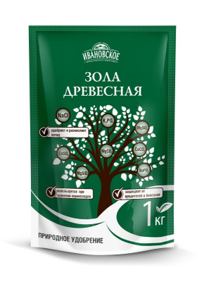 Зола древесная 1кг Ивановское