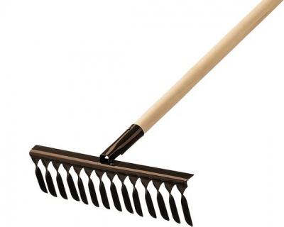 Детальная картинка товара «грабли нержав. витые 14 зуб.»