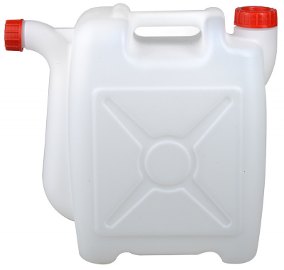 Канистра со сливом 10л пласт.М049