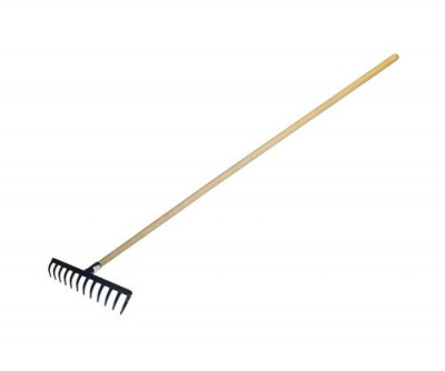 Грабли 12 зуб прямые крашеные с/ч