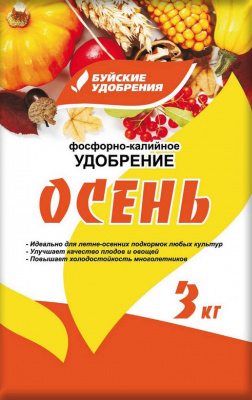Удобрение Фосфорно-калийное осень 3кг Буйские удобрения