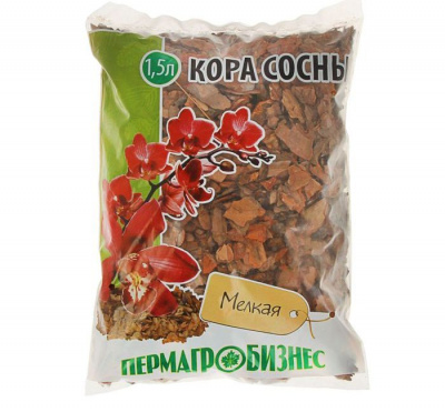 Добавка в почву Кора сосны мелкая 1,5л