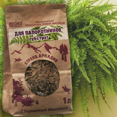 Детальная картинка товара «субстрат для папоротников с микоризой 1л»