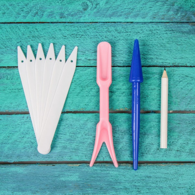 1006697 Посадочные таблички 30шт.+пикеровочник+корнеудалитель