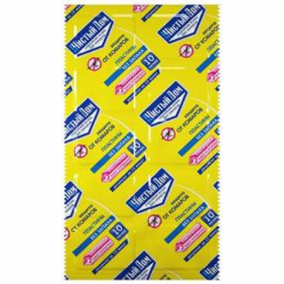 Пластины от комаров Чистый дом 10шт 