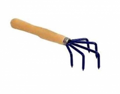 Рыхлитель прутковый 5 зубьев 250мм дерев/ручка М-5