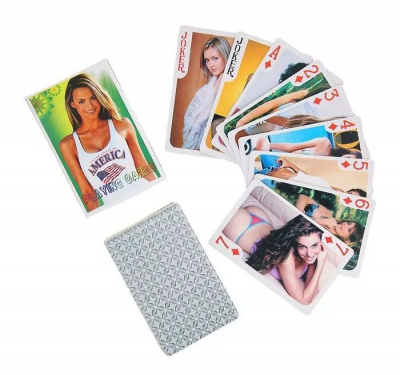 1216820 Карты игральные бум.54шт Сеньориты