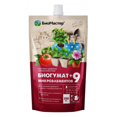 Детальная картинка товара «биогумат+9 микроэл. 350мл. биом»